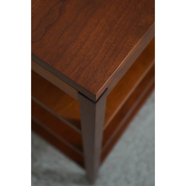 Stickley Cherry 4 Tier Open End Table For Sale In Philadelphia - Image 6 of 12