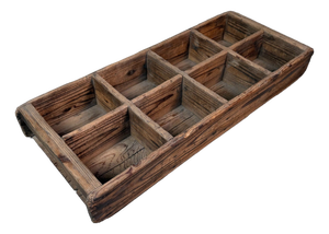 Antique Japanese Display Tray with Compartments, 1910s