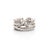 Mid 20th Century David Yurman Sterling Silver & Diamond Crossover X Ring For Sale - Image 5 of 15