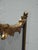 Vintage French Country Metal & Mesh Gold Fireplace Screen For Sale - Image 12 of 15