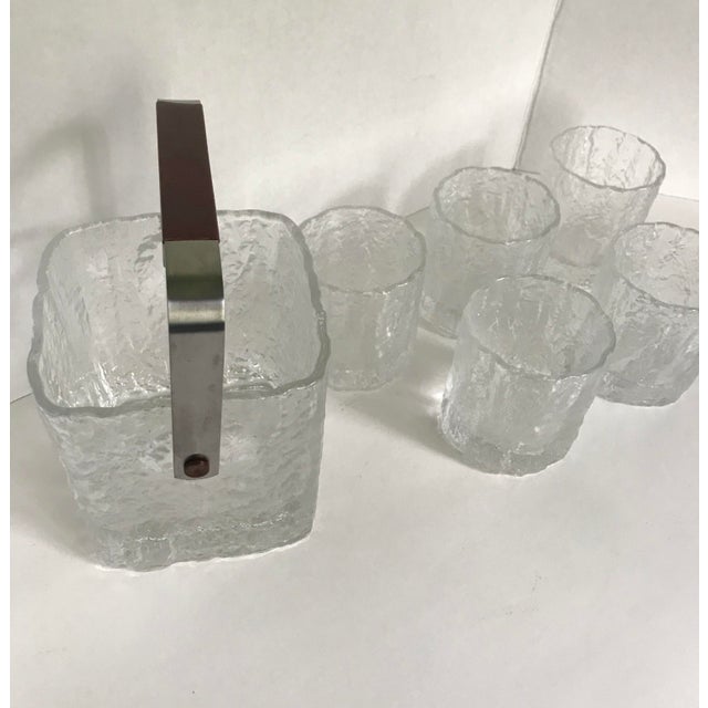 1970s Hoya Ice Bucket & Glasses Set of 6 Chairish