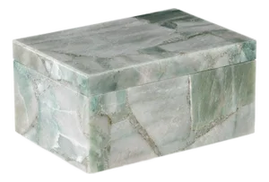 Maitland-Smith Large Green Aventurine Box
