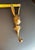 Pair of Fun Vintage Slightly Patinated Brass Mr. Rabbit Playboy Style Bunny Coat Hooks 6.75"x 2" For Sale - Image 9 of 9