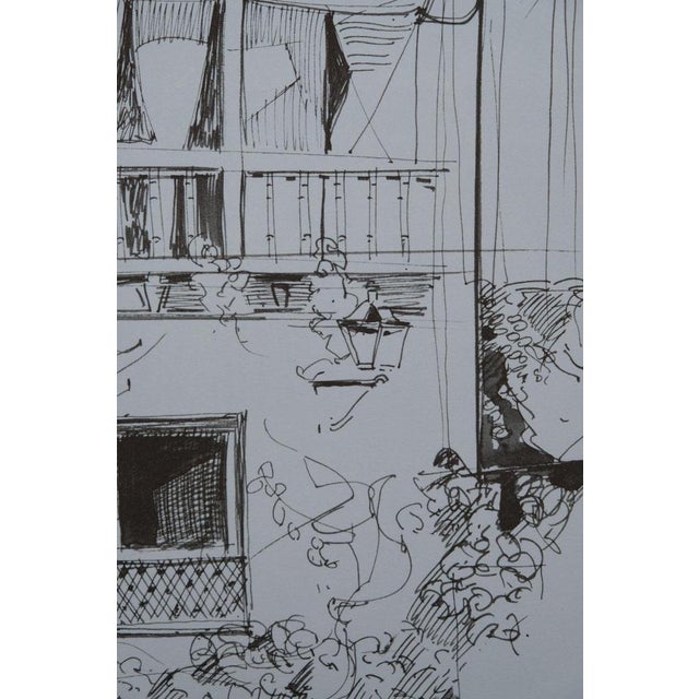 Camille Hilaire, Façade d'une maison, Lithograph For Sale - Image 4 of 8