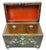 A Very Attractive And Good Quality Regency Mahogany Tea Caddy, Of Sarcophagus Form, Having Profuse Brass Inlaid Foliate...