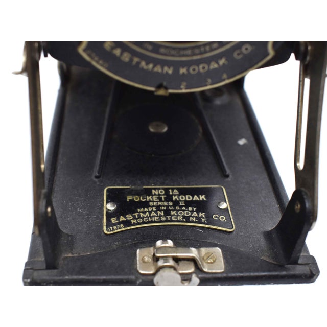 Metal Antique 1920's Eastman Kodak No. 1a Pocket Kodak Series II Folding Bellows Camera For Sale - Image 7 of 11