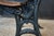 Antique Victorian 1880s "Fashion" Cast Iron & Maple School Desk Sidney Ohio For Sale - Image 4 of 18