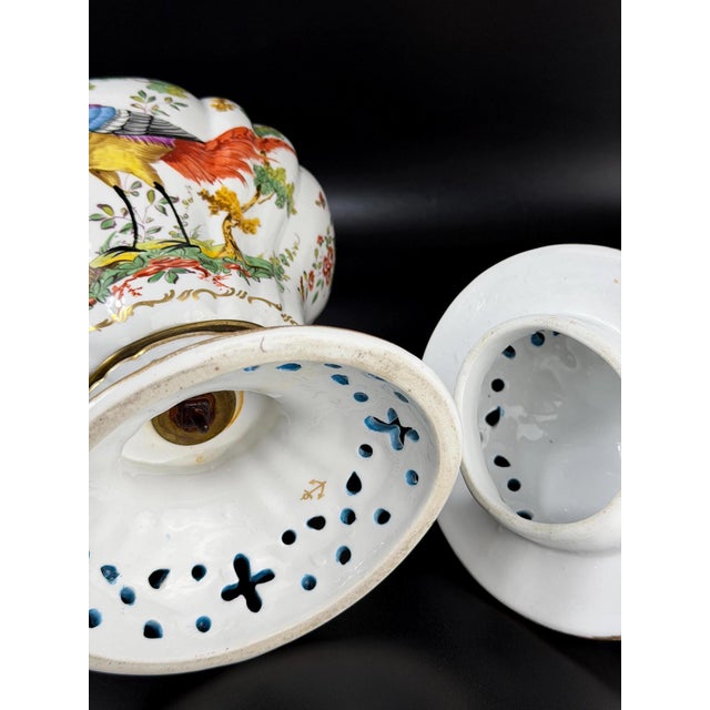 Samson Porcelain Covered Vase with Birds from Befos For Sale - Image 12 of 14