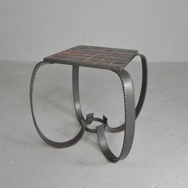 Brutalist Coffee Table with 36 Tiles, 1950s For Sale - Image 17 of 17