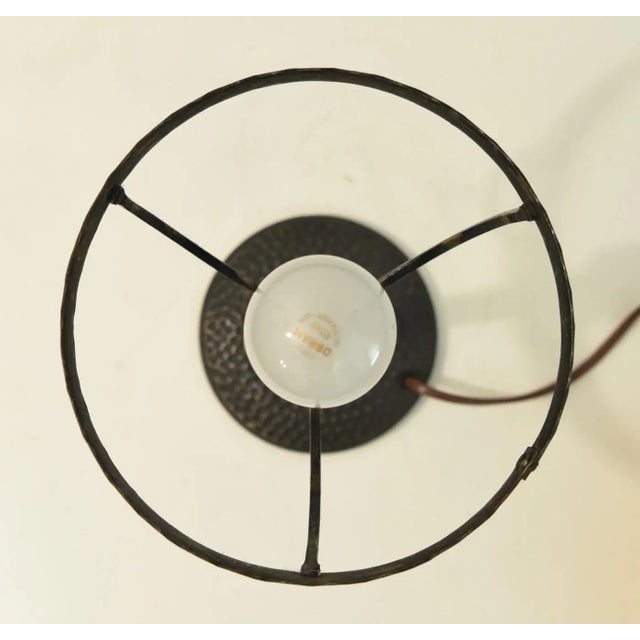 Metal Art Nouveau Table Lamp from Jugendstil, Sweden, 1915s For Sale - Image 7 of 13