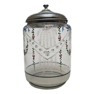 Danish Art Nouveau Biscuit Box, 1890s For Sale