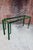 1970s Hand-Painted Faux Malachite Console Table by Turtle and Crane - Schumacher Xanadu Homage - Newly Painted For Sale In Mobile - Image 6 of 11