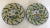 Italian Taller D-2 Savilla Majolica Cabinet Plates - a Pair For Sale - Image 9 of 9