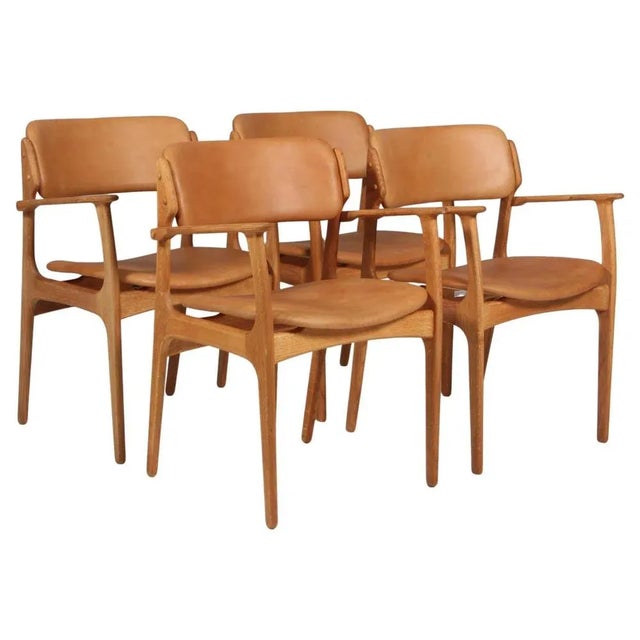 Tan Armchair attributed to Erik Buch, 1960s For Sale - Image 8 of 8