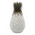 Vintage Italian Ceramic Pineapple Vase | Mid-Century Majolica Style Table Vessel For Sale