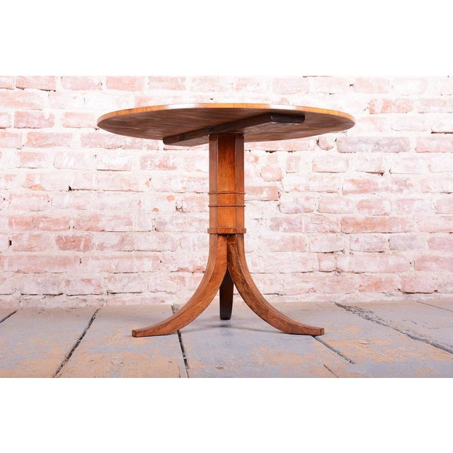 Brown Biedermeier Coffee Table in Walnut, Austria, 1830s For Sale - Image 8 of 14