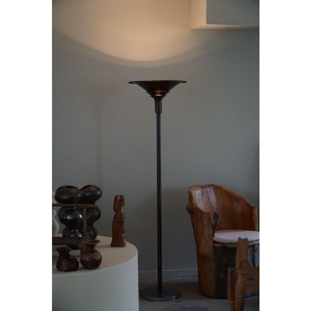 Danish Art Deco Model A-Lamp Uplight Floor Lamp by Louis Poulsen, 1930s For Sale - Image 17 of 18