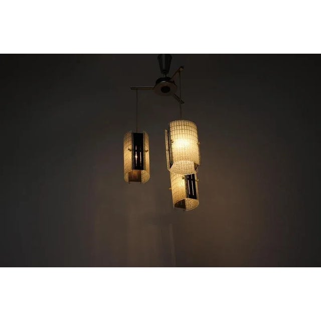 Mid-Century Ceiling Light, Germany, 1970s For Sale - Image 4 of 12