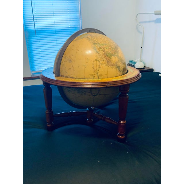 Metal Antique Celestial Library Globe by Gilman Joslin For Sale - Image 7 of 10