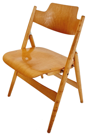 Austrian Folding Chair Model Se18 by Egon Eiermann for Wilde & Spieth, 1950s