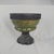 Rustic Late 20th Century Rustic Green Glazed Stoneware Pedestal Bowl Urn Footed Artisan Pottery For Sale - Image 3 of 9
