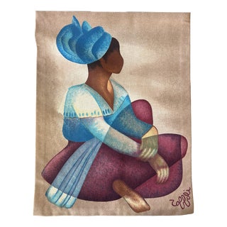 Tapestry by L.Toffoli Mikaela Aubusson, 1980s For Sale