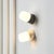 Italian Opaline Glass Wall Lights with Integrated Switches, 1970s, Set of 2 For Sale - Image 4 of 14