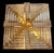 Gold Flush Mount or Wall Light by Ernst Palme, West Germany, 1970s-1980s For Sale - Image 8 of 8