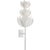 Julie Neill for Visual Comfort Signature Alberto Extra Large Three Tier Sconce in Plaster White For Sale