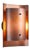 Danish Copper Wall Lamp, 1960s For Sale