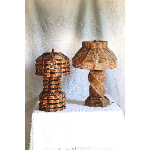 Popsicle Lamp With Stars From the 1950s For Sale - Image 9 of 10