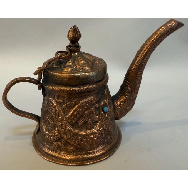 18th Century 18th Century Indian "Bidri Ware" Hookah Base For Sale - Image 5 of 11