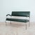 A rare and charming original vintage two-seater sofa, a superb example of industrial design dating back to the 1940s and...