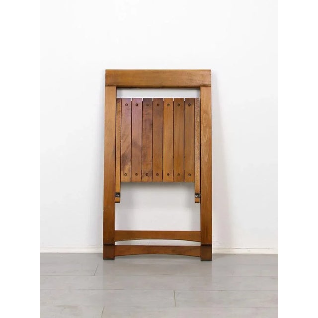 Vintage Trieste Folding Chair by Aldo Jacober for Bazzani For Sale - Image 16 of 18