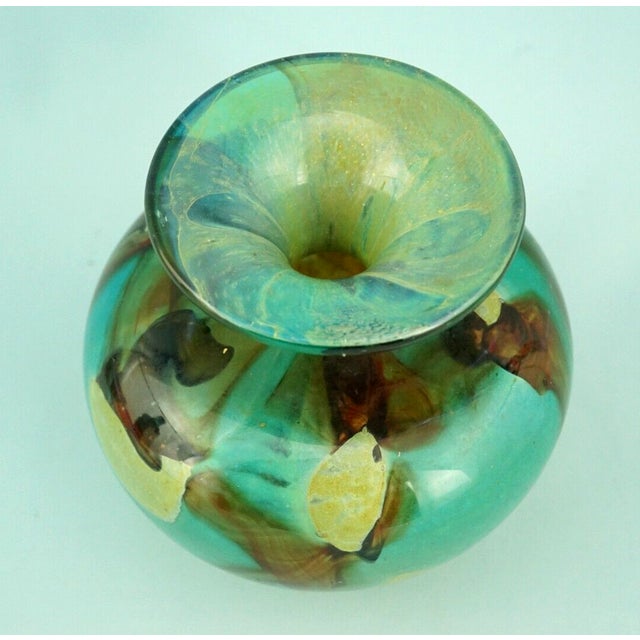 Vintage Submerged Blown Glass Vase from Mdina, 1970s For Sale - Image 13 of 18