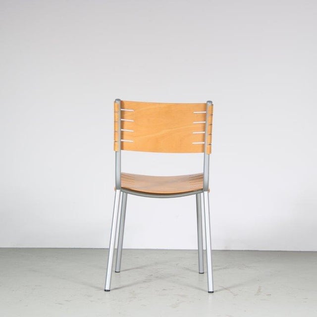 Brown Vintage Dining Chairs by Ruud Jan Kokke for Harvink, 1980s, Set of 4 For Sale - Image 8 of 15