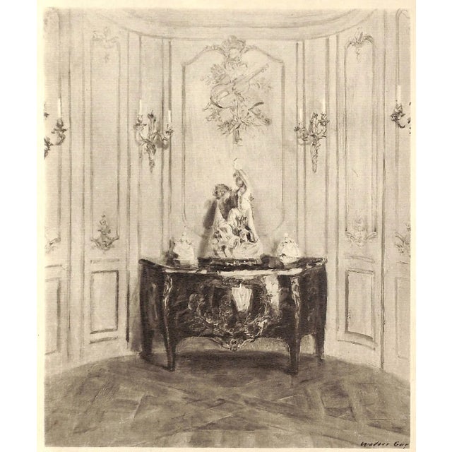 "Walter Gay: Paintings of French Interiors" 1920 Gallatin, Albert Eugene For Sale In New York - Image 6 of 12