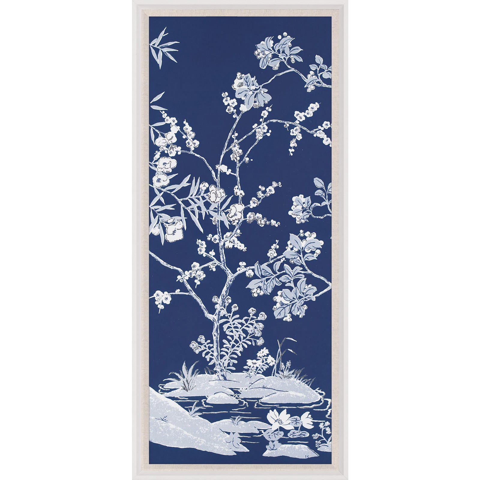 Blue Tree Panel 1 Framed Artwork Chairish