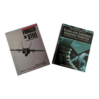 Vintage Military Vehicle and Aircraft Interest Books - a Pair For Sale
