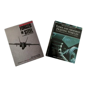 Vintage Military Vehicle and Aircraft Interest Books - a Pair