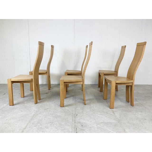 1980s Dining Chairs by Rob & Dries Van Den Berghe, 1980s, Set of 2 For Sale - Image 5 of 12