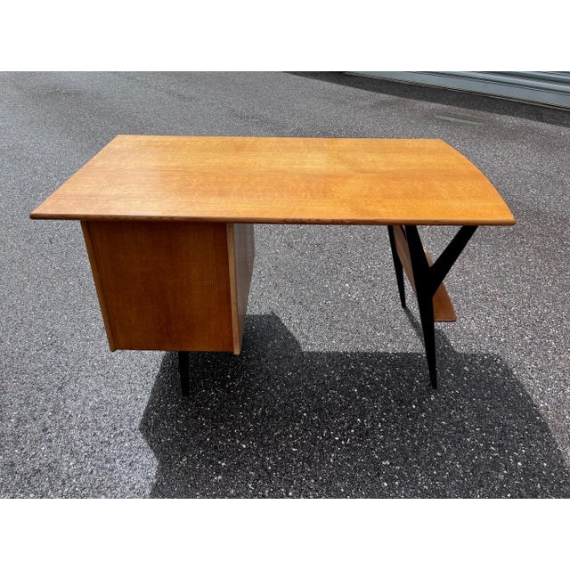 Vintage Desk by Louis Paolozzi, 1950s For Sale - Image 8 of 11