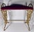 Metal Art Deco Cast Iron Harlequin Figure Vanity Window Bench c.1920s For Sale - Image 7 of 16