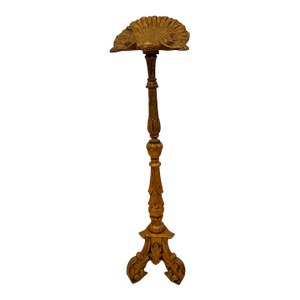 19th Century Carved Gilt Shell Music or Lectern