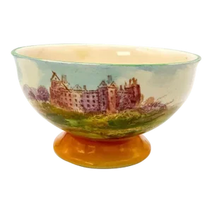 1920s Royal Doulton Footed Bowl, Linlithgow D5413