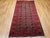 Red Vintage Turkmen Area Rug, Hand-Knotted Wool, Allover Geometric Pattern, Pistachio Green & Red, 4x8 For Sale - Image 8 of 18