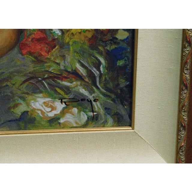 1990s 1990s Royo El Jarron De Manises on Panel Signed Custom Framed Gold Spain For Sale - Image 5 of 6