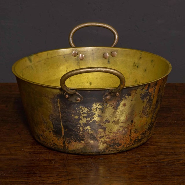 Victorian Brass Jam Pan For Sale - Image 5 of 8