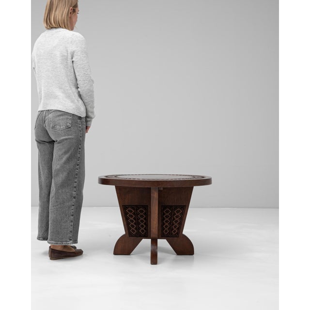 20th Century African Carved Wooden Coffee Table in Original Patina For Sale - Image 17 of 18