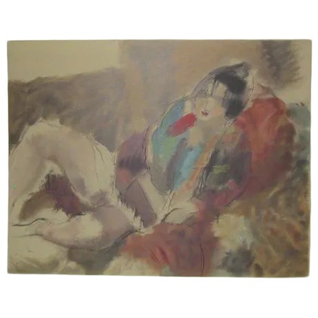 Jules Pascin Antique 'Marionette' Lithograph Print For Sale